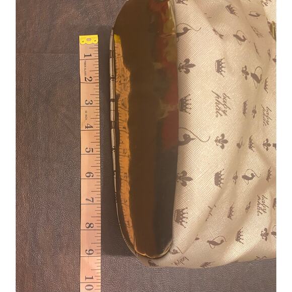 Baby Phat Rose Gold Logo Print Shoulder Bag Ring Handles & Strap Y2K Vintage - Picture 13 of 14